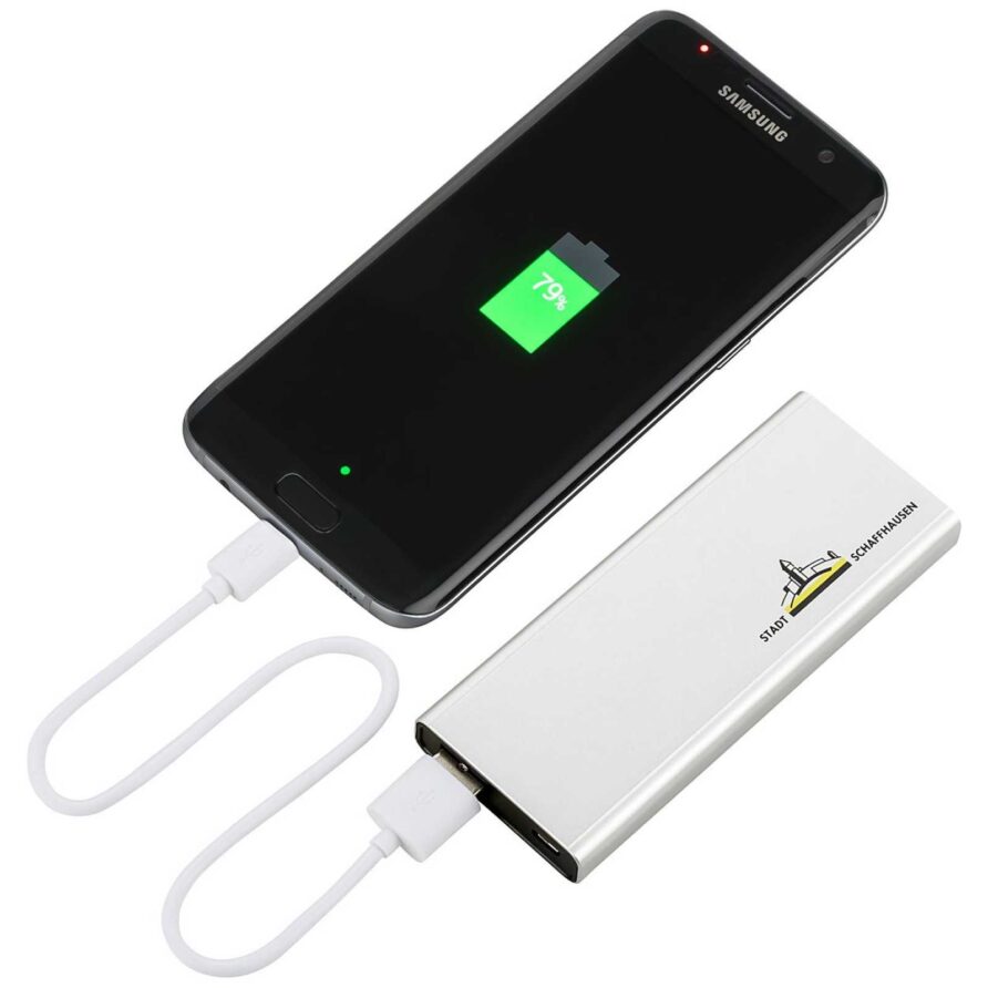 Powerbank 4000 mAh mit Vollflächendruck