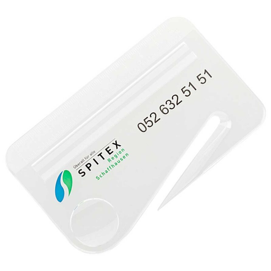 Brieföffner transparent