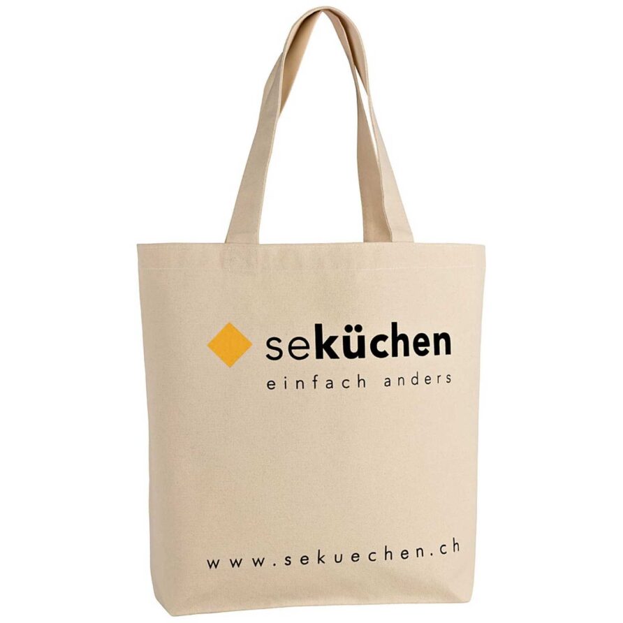 Einkaufstasche Segeltuch 41x38cm 12Oz